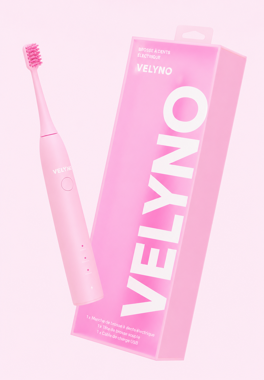 Brosse à dents électrique rose