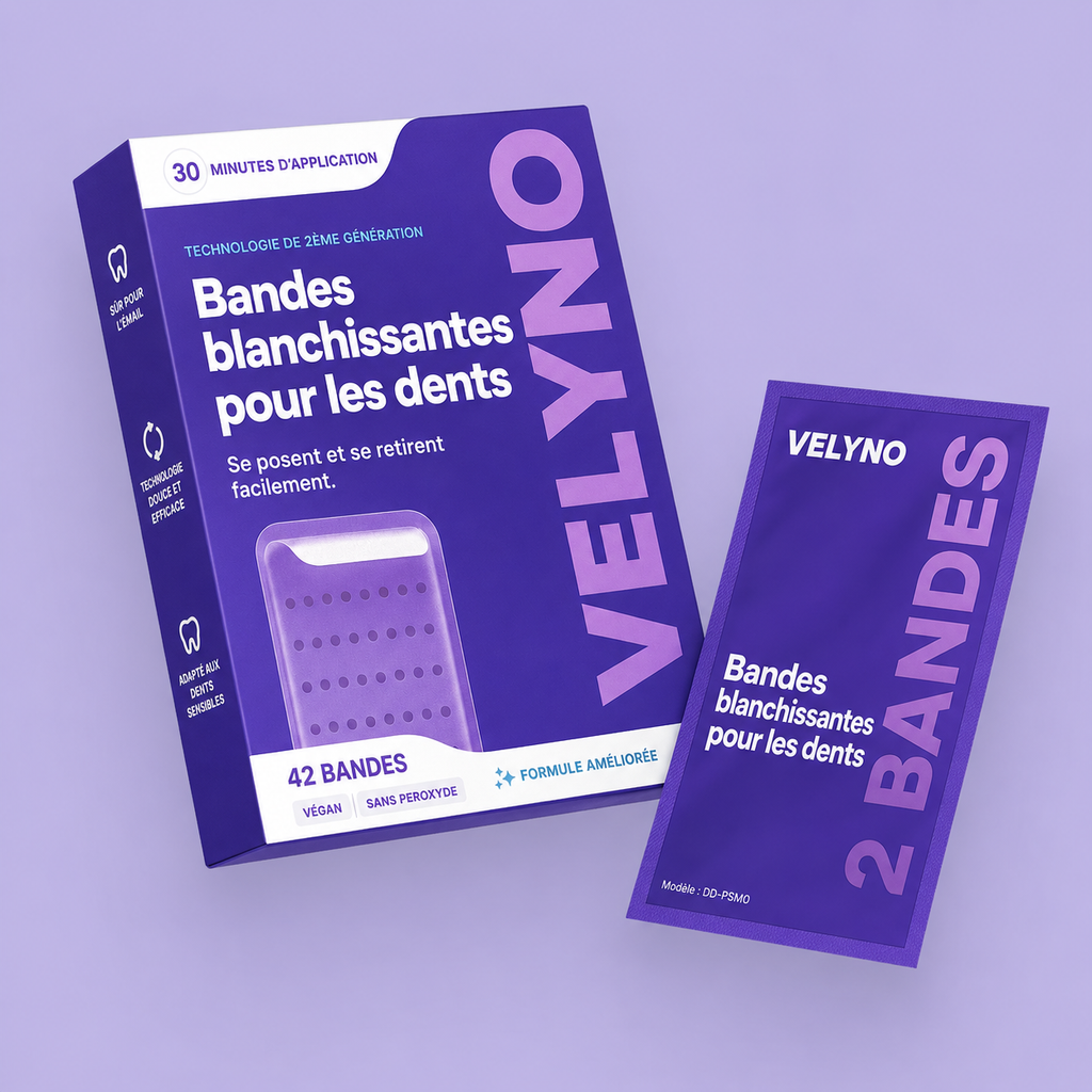 Bandes blanchissantes violettes
